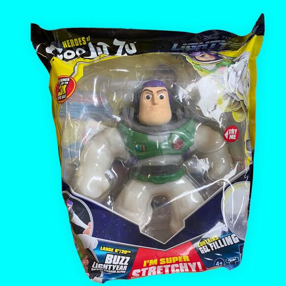 Heroes of Goo Jit Zu Disney Pixar Buzz Lightyear Stretches up to 3x His Size - Picture 8 of 12